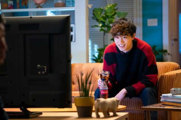 菅田将暉/新CMメイキングカット (提供画像)