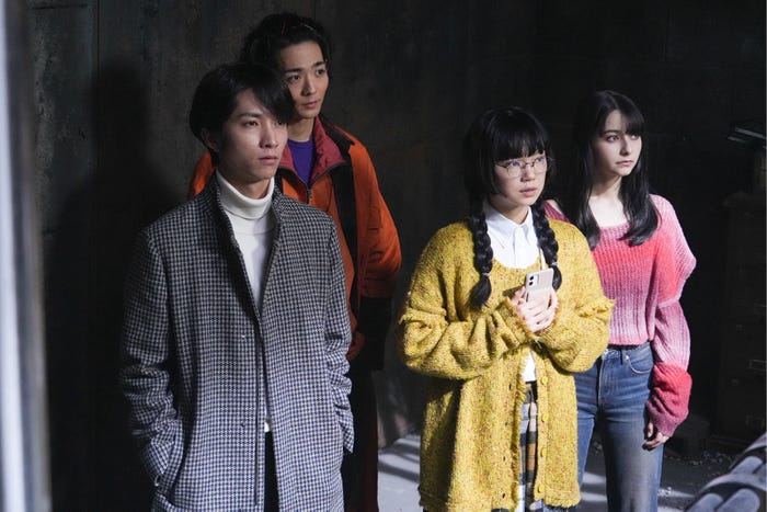 田中樹、竜星涼、古川琴音、嵐莉菜「ACMA:GAME アクマゲーム」最終話より(C)日本テレビ