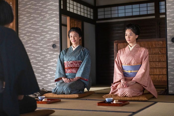 水野美紀、早坂美海「風、薫る」第3話(C)NHK