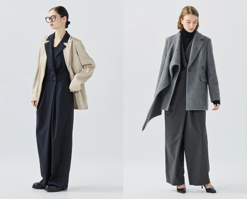 ボールド「ティーチ」25~26年冬春 働く女性に寄り添う機能とデザイン