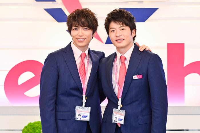 山崎育三郎、田中圭(C)テレビ朝日
