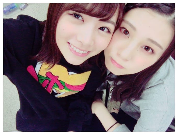 北野日奈子、相楽伊織/北野日奈子オフィシャルブログより