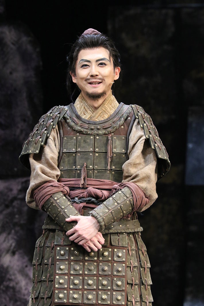 梶裕貴／舞台「キングダム」開幕記念会見より（提供写真）