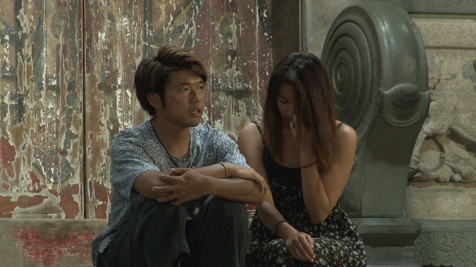 ハト胸、アスカ／「あいのり：Asian Journey」第11話より（C）フジテレビ