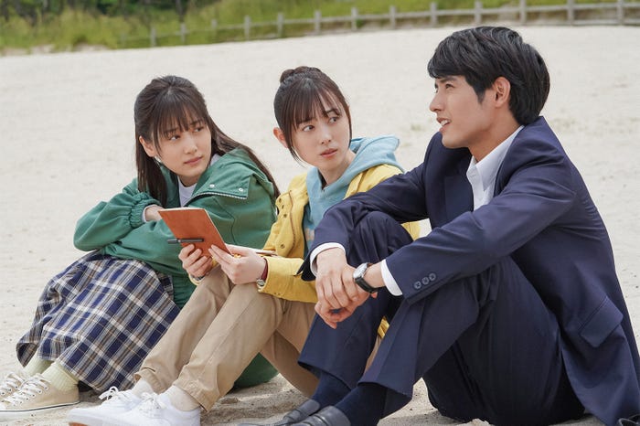 山下美月、福原遥、赤楚衛二/「舞いあがれ!」第33話(C)NHK