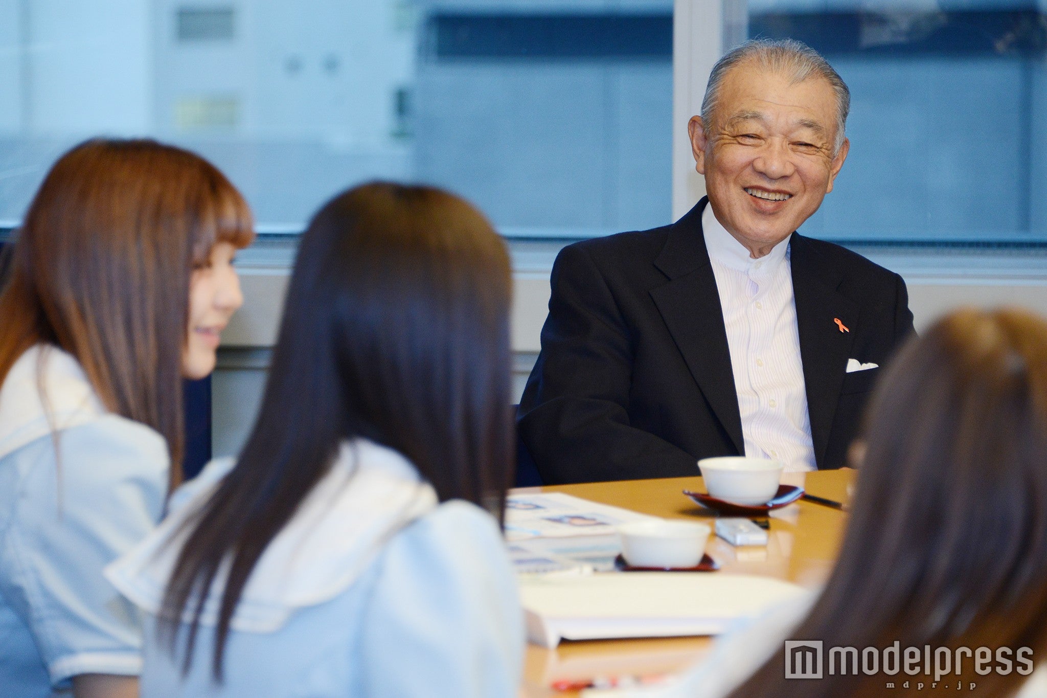 アキシブproject／笹川陽平会長と対談（C）モデルプレス