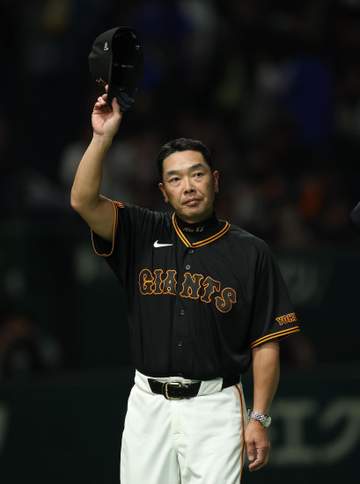 巨人・阿部監督 投打で奮闘の井上を称賛「最後は球速がガタンと落ちましたが、気持ちで投げきってくれました」