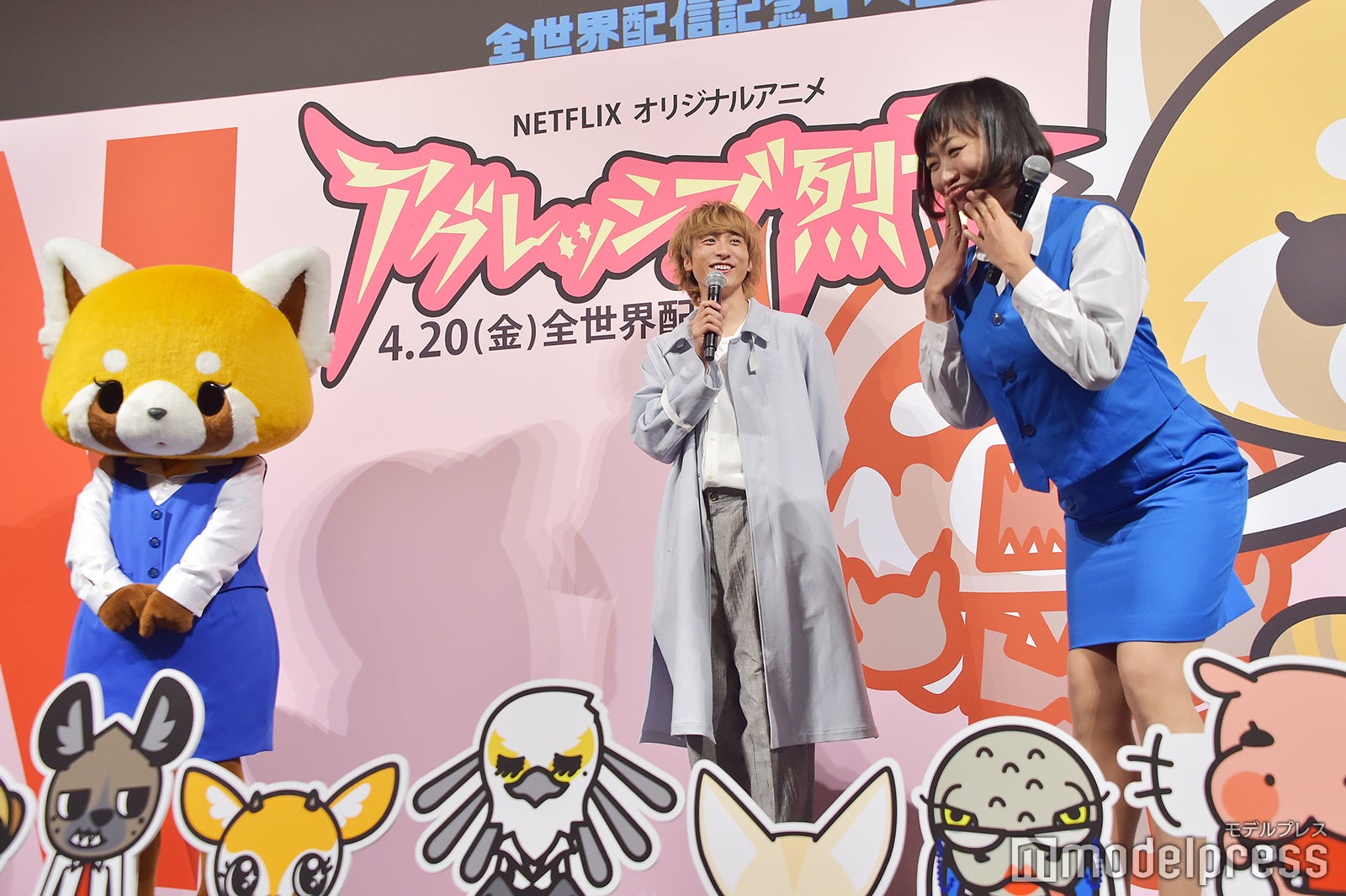 烈子と自分の共通点を表現するしずちゃん （C）モデルプレス