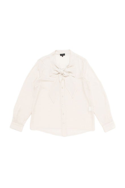 ジョーゼット長袖ボウタイブラウス「TALBOTS」9,720円（税込）／画像提供：TALBOTS