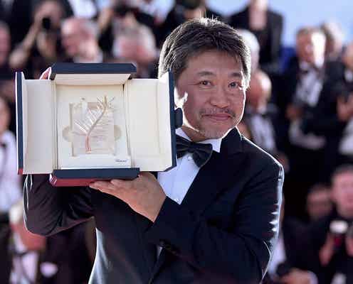 是枝裕和「万引き家族」がパルムドール 日本人21年ぶりの快挙<第71回カンヌ国際映画祭>
