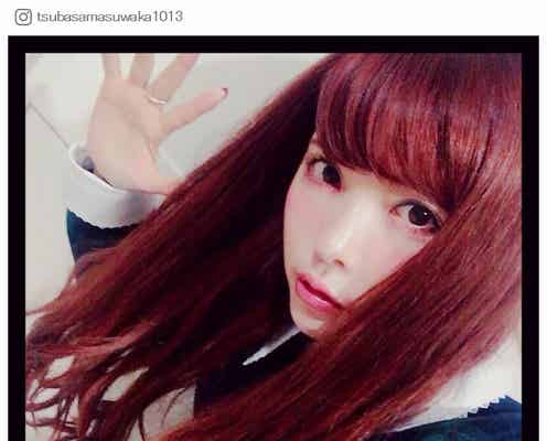 益若つばさ、大幅イメチェンのロングヘアが好評 島崎遥香も絶賛