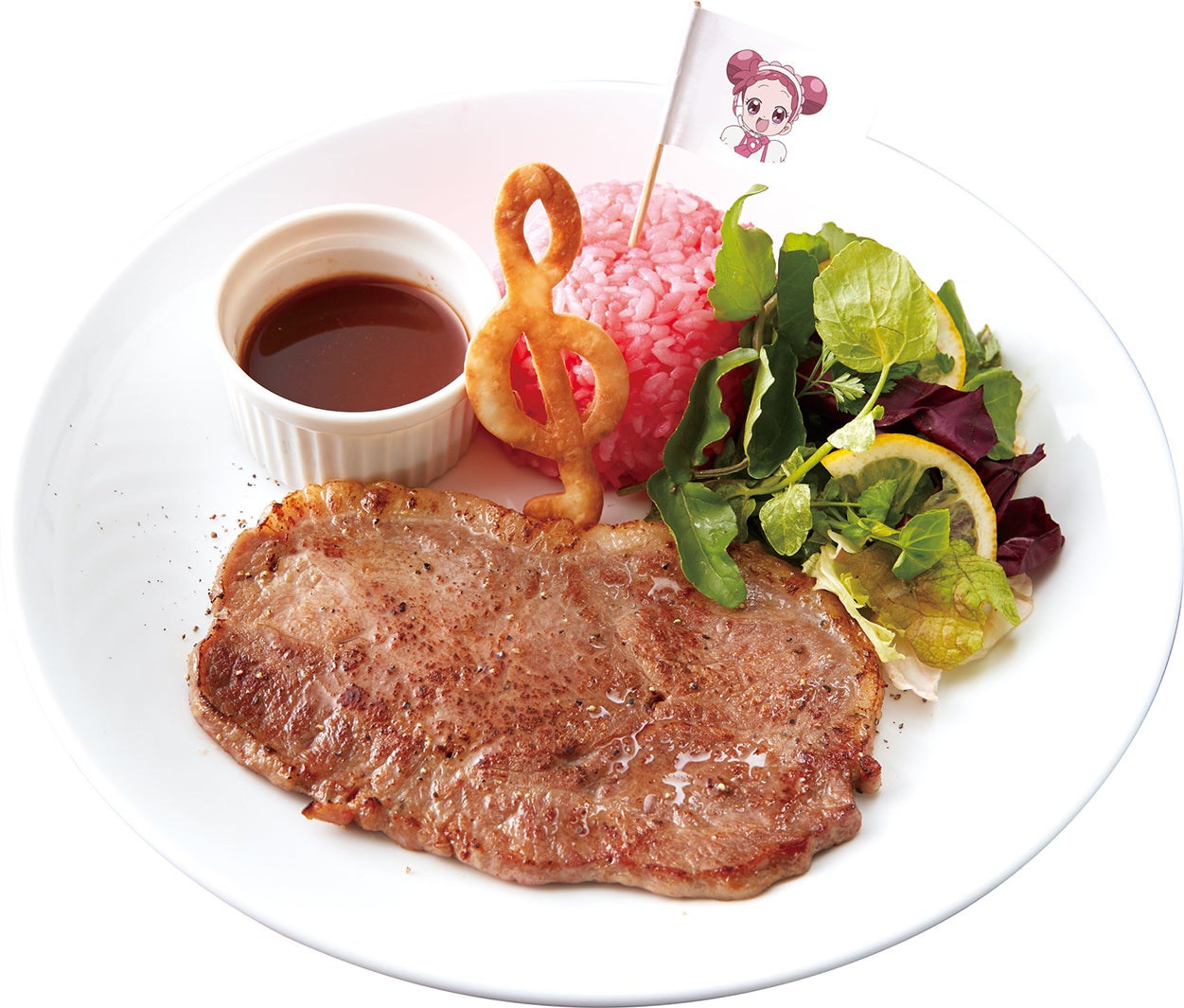 夢にまでみたどれみのステーキ￥1,880／画像提供：ヴィレッジヴァンガードコーポレーション