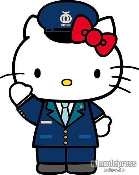 画像6 7 ハローキティ一家の可愛いラッピング電車が秩父を走る モデルプレス