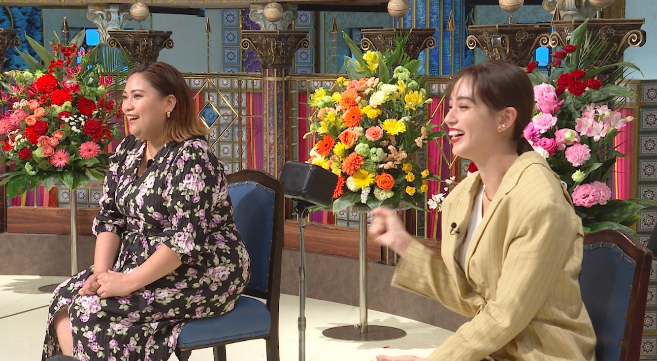幸子さん、滝沢カレン（C）日本テレビ