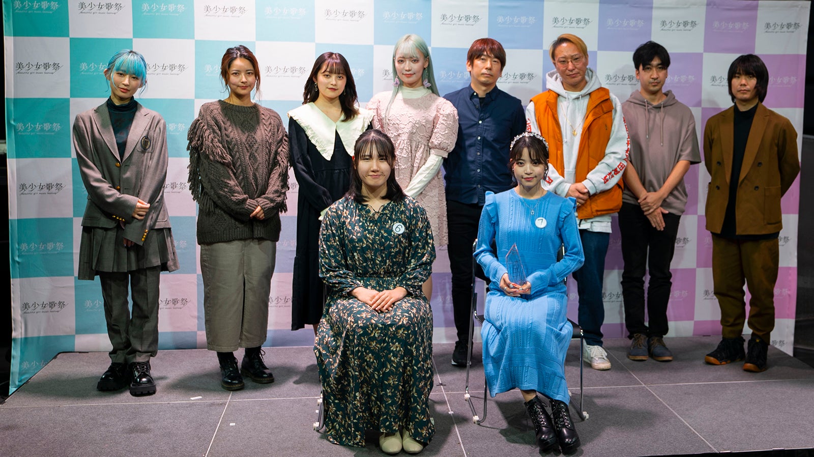 （前列左から）みにちゃさん、Techuさん（提供写真）