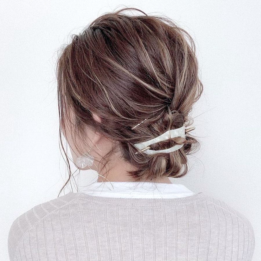 ロングヘアに最適なまとめ髪アレンジ集 簡単なのにおしゃれに見えるコツを伝授 モデルプレス