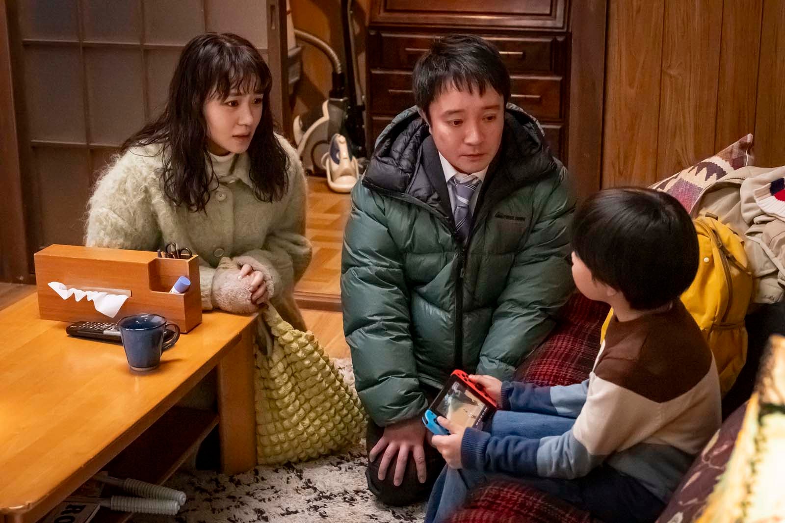 奈緒、濱田岳、石塚陸翔「春になったら」第5話より（C）カンテレ