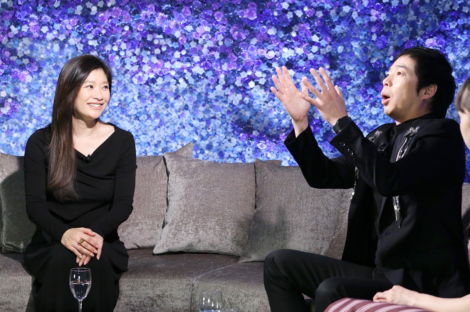 （左から）篠原涼子、今田耕司（C）NTV