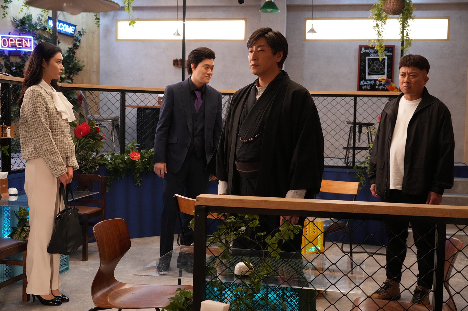 『ギロッポンクラス』（左から）古畑星夏、粗品、長田庄平、松尾駿（C）フジテレビ