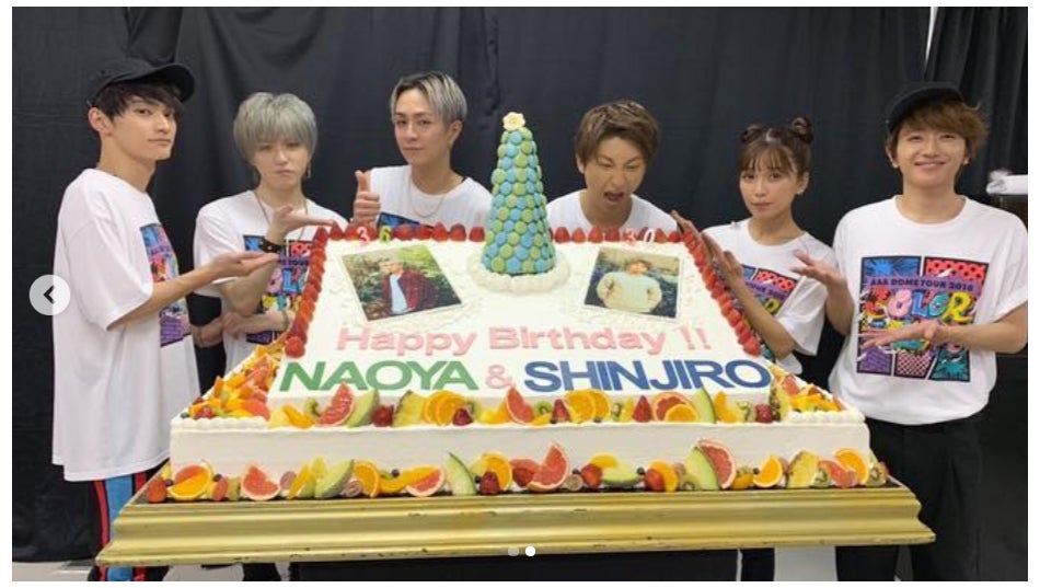 AAA、浦田直也＆與真司郎を祝福　絆感じるバースデーショットに反響