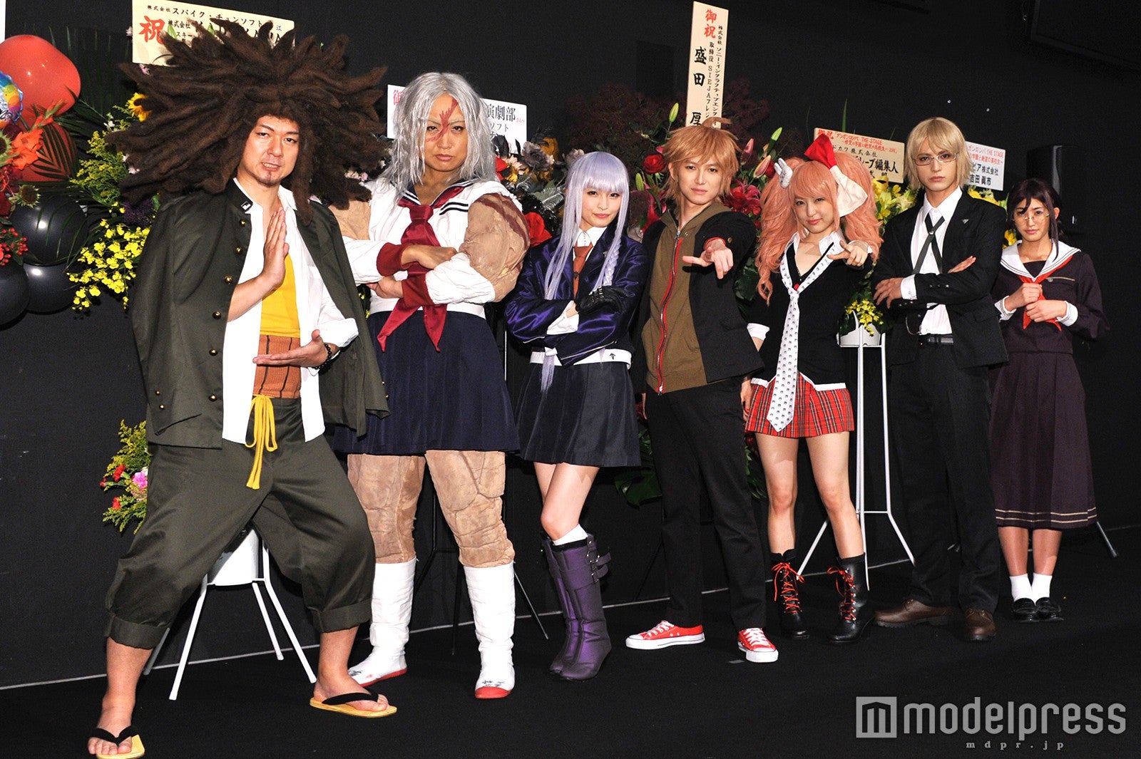 舞台「ダンガンロンパ THE STAGE～希望の学園と絶望の高校生～2016」出演者（C）モデルプレス