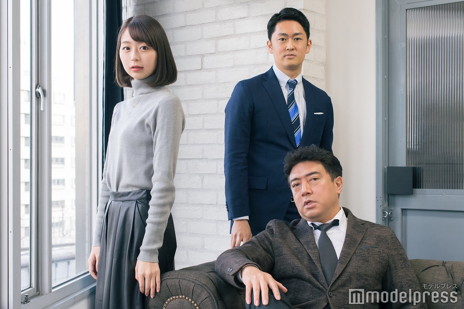 小室瑛莉子アナ、木下康太郎アナ、佐野瑞樹アナ （C）モデルプレス