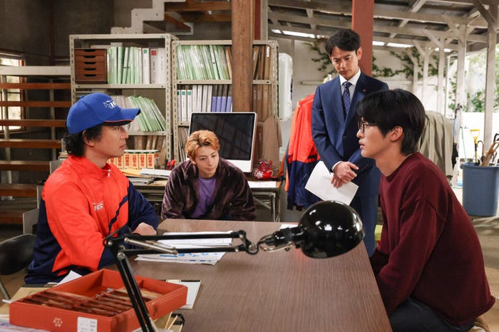 安藤政信、高杉真宙、妻夫木聡、目黒蓮「ザ・ロイヤルファミリー」 第8話(C)TBSスパークル/TBS