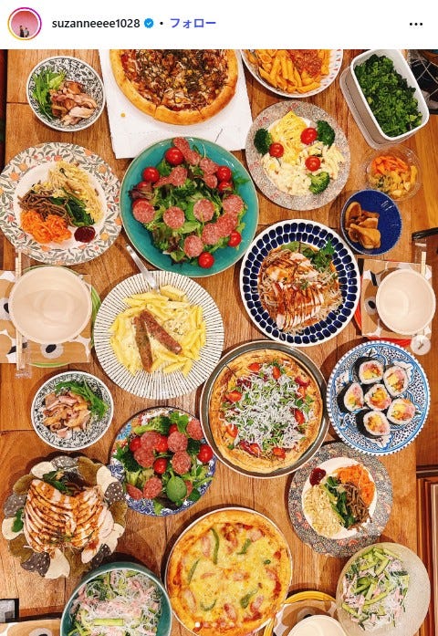 スザンヌInstagramより