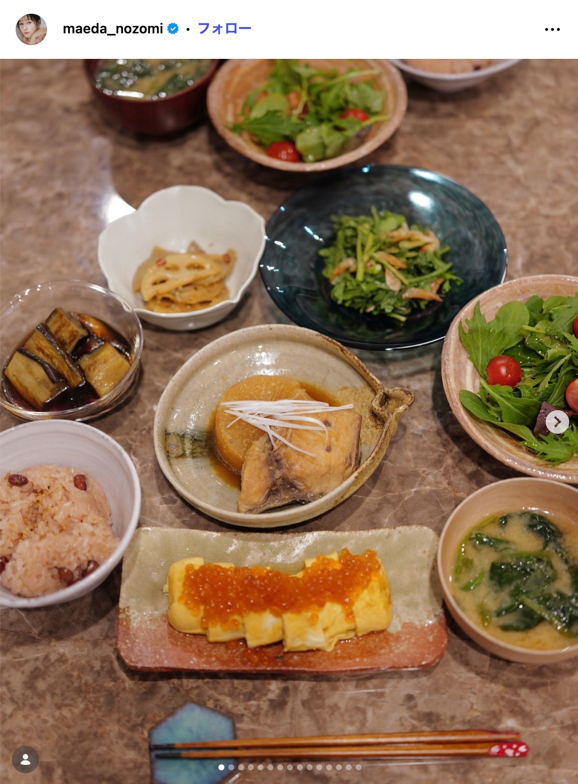 前田希美Instagramより