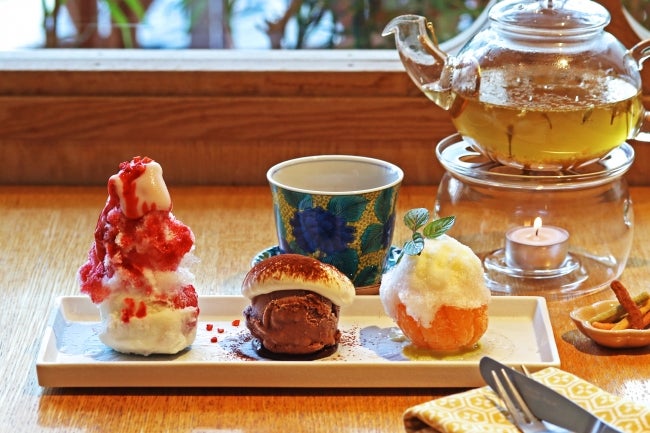 「こななのまあるい氷菓」1,200円（税抜）※選べるお茶・かりんとう付き／画像提供：ポトマック