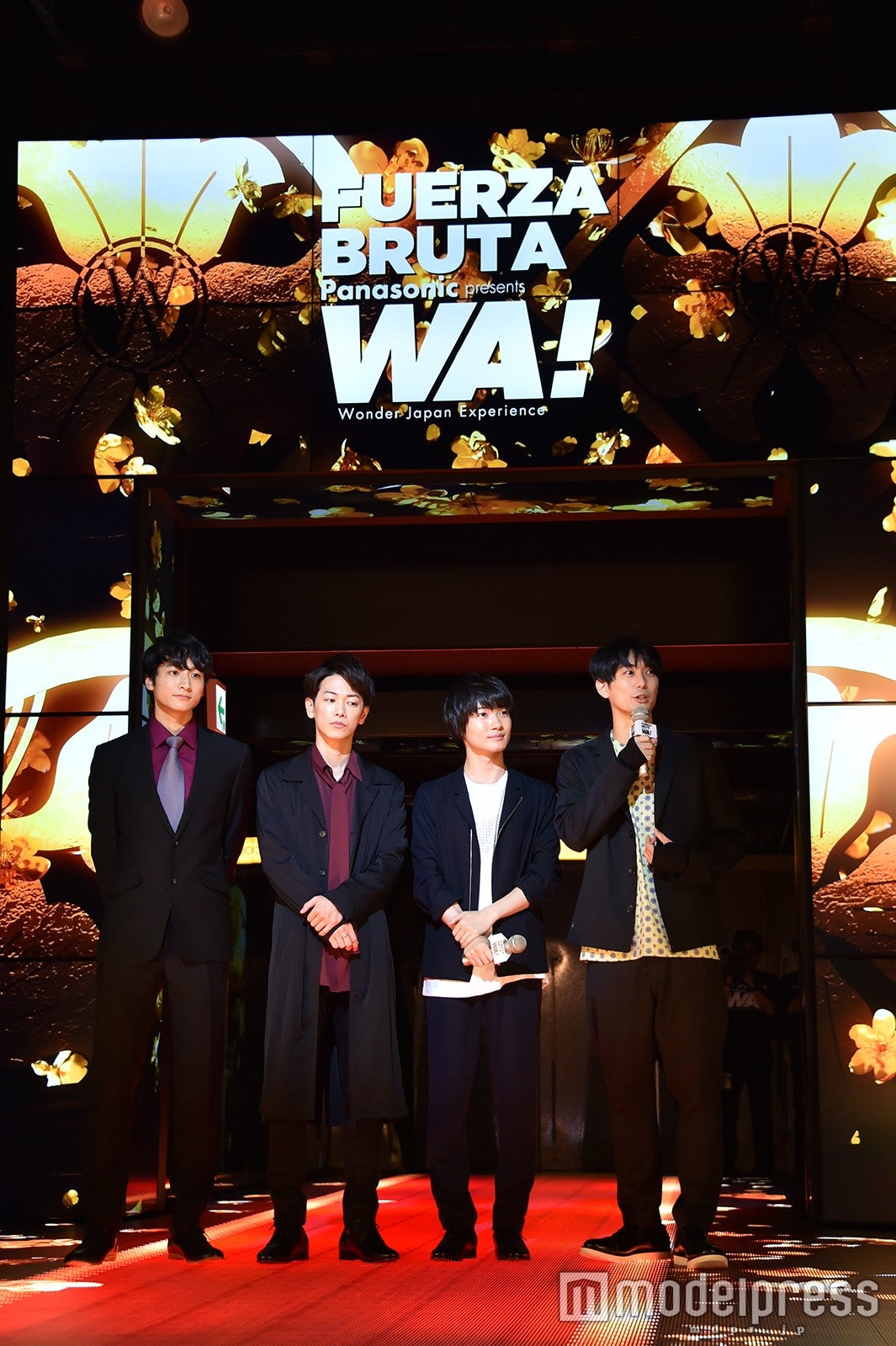 左から：小関裕太、佐藤健、神木隆之介、平岡祐太 （C）モデルプレス