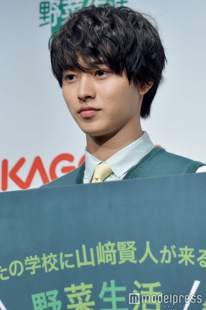 山崎賢人(ナチュラル)/新CM発表会より:2017年3月撮影 (C)モデルプレス