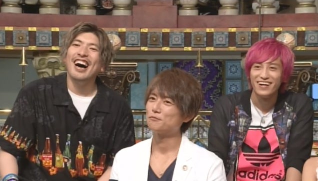 （後列）EXIT（前列）杉浦太陽（C）日本テレビ