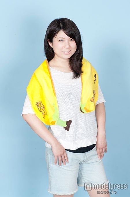 ロングタオル着用例（C）Disney