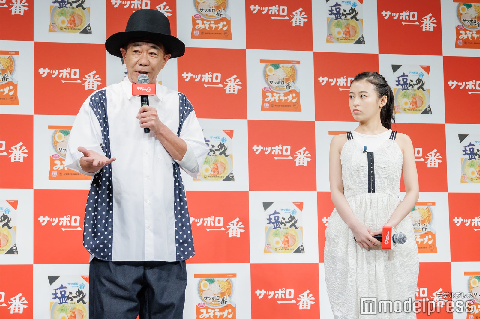 木梨憲武、森七菜（C）モデルプレス