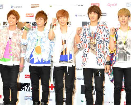 SHINee、「皆さん愛しています」 MTVイベントでファンへ向けてメッセージ
