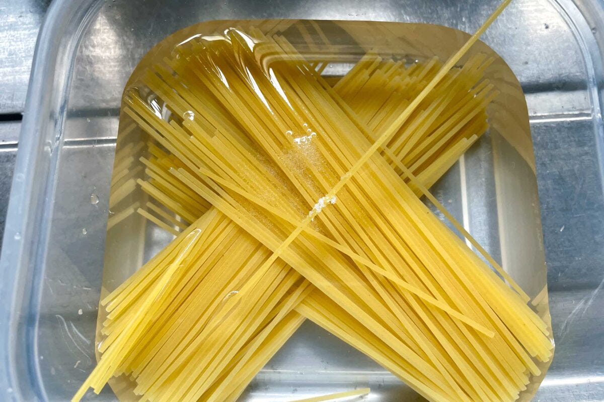 やけくそ塩納豆パスタ