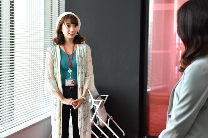 清水くるみ『わたし、定時で帰ります。』より(C)TBS