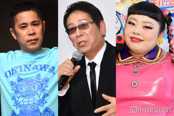 左から)岡村隆史、大杉漣、渡辺直美(C)モデルプレス