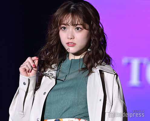 乃木坂46松村沙友理、“カーリーヘア”でキュートな魅力際立つ<TGC2021 S/S>
