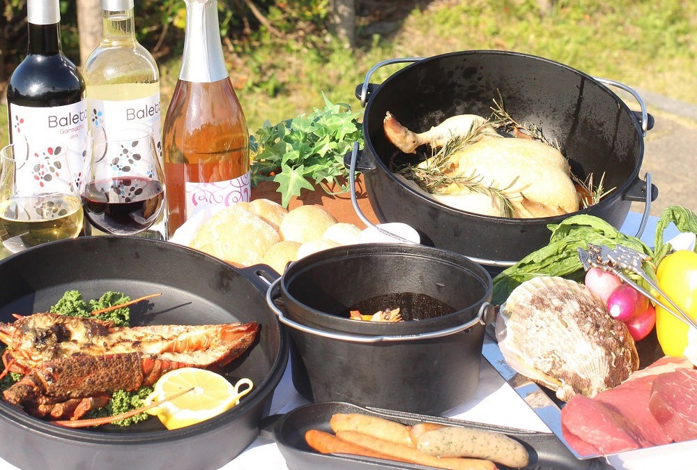 観音崎京急ホテルのシェフが地元三浦産食材をふんだんに使用したグランピング料理を提供／画像提供：京浜急行電鉄