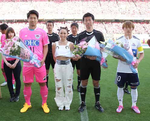 倖田來未が“勝利の女神”に!「最高の試合でした」