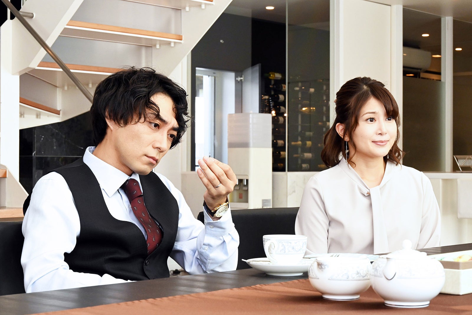 渋谷謙人、佐津川愛美「モンスター」第3話（C）カンテレ