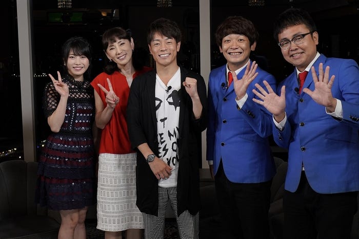 (左から)横山由依、秋野暢子、陣内智則、銀シャリ・鰻和弘、橋本直(写真提供:関西テレビ)