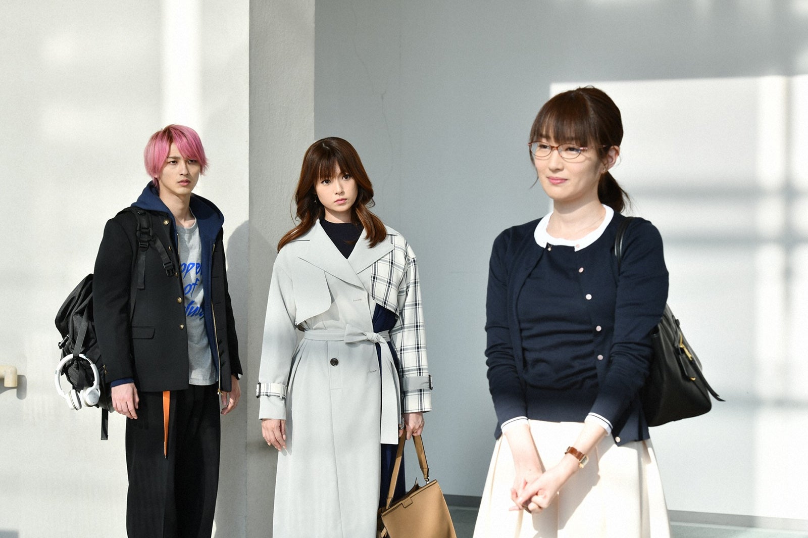 横浜流星、深田恭子、高梨臨／「初めて恋をした日に読む話」第7話より（C）TBS