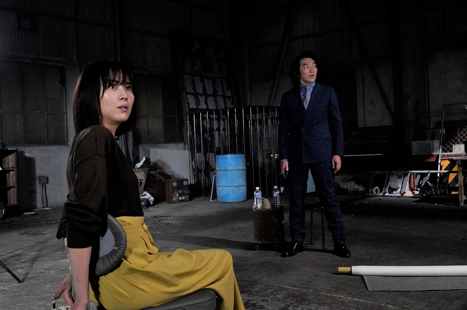 比嘉愛未、池田鉄洋／「TWO WEEKS」最終話より（画像提供：関西テレビ）