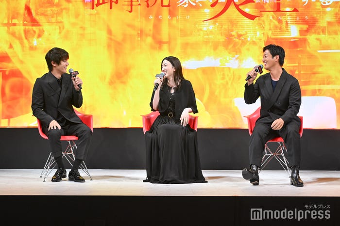 (左より)中川大志、永野芽郁、工藤阿須加(C)モデルプレス