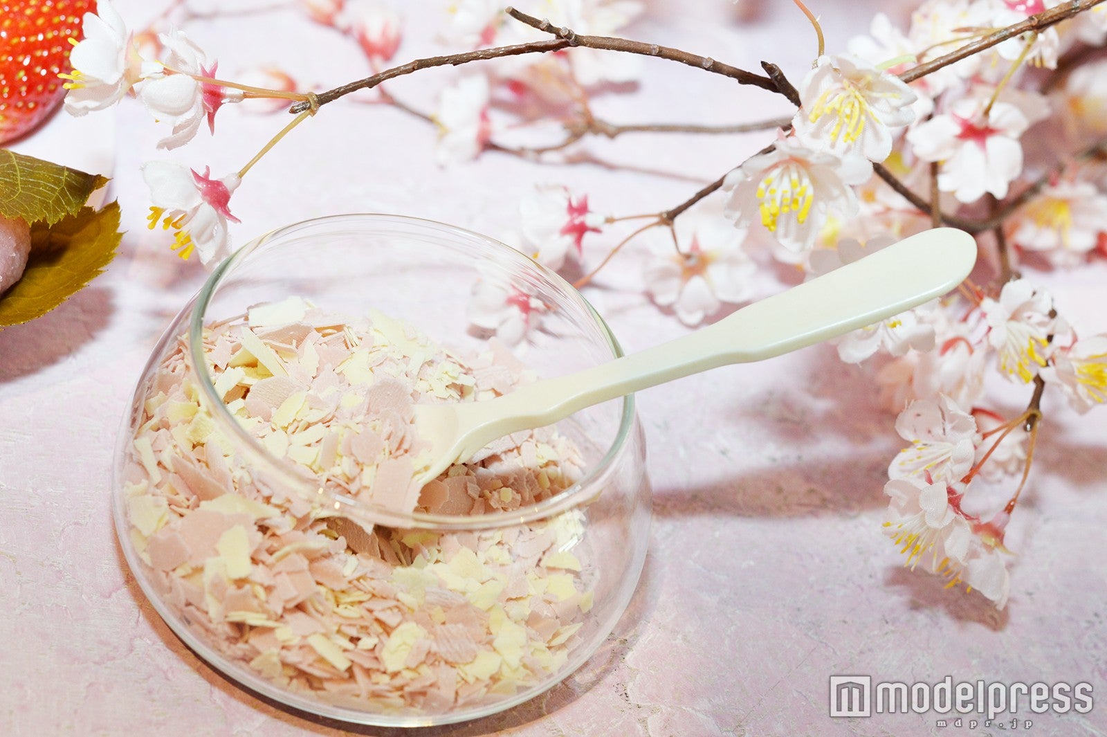 さくらの花びらを思わすさくらシェイブ（チョコレート） （C）モデルプレス