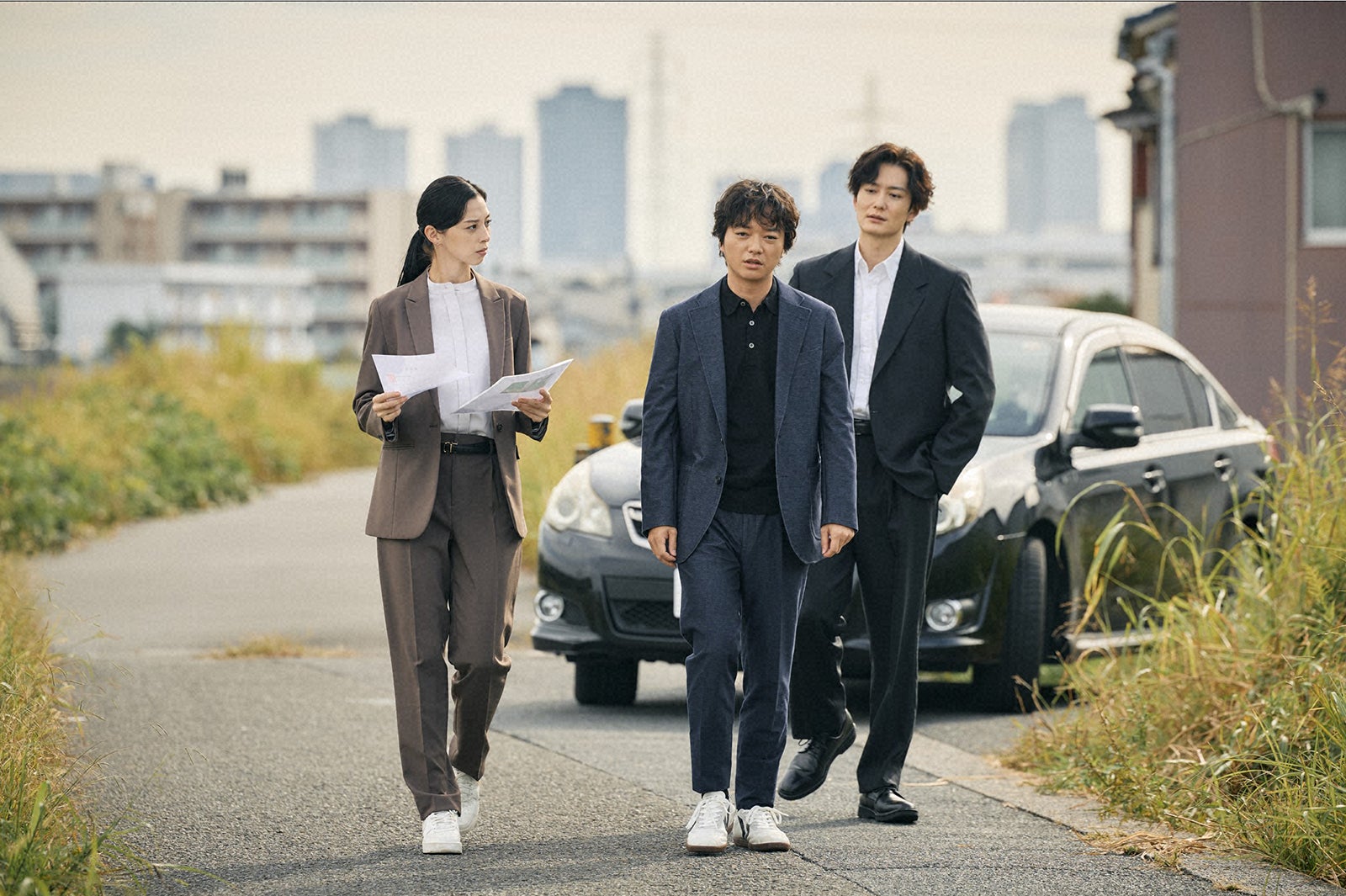 中条あやみ、染谷将太、岡田将生「田鎖ブラザーズ」第2話（C）TBSスパークル／TBS