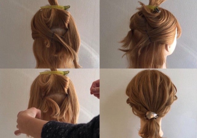 ズボラさん集合 そのままとめるだけ 短めボブのおしゃれポニーテールヘアアレンジ モデルプレス